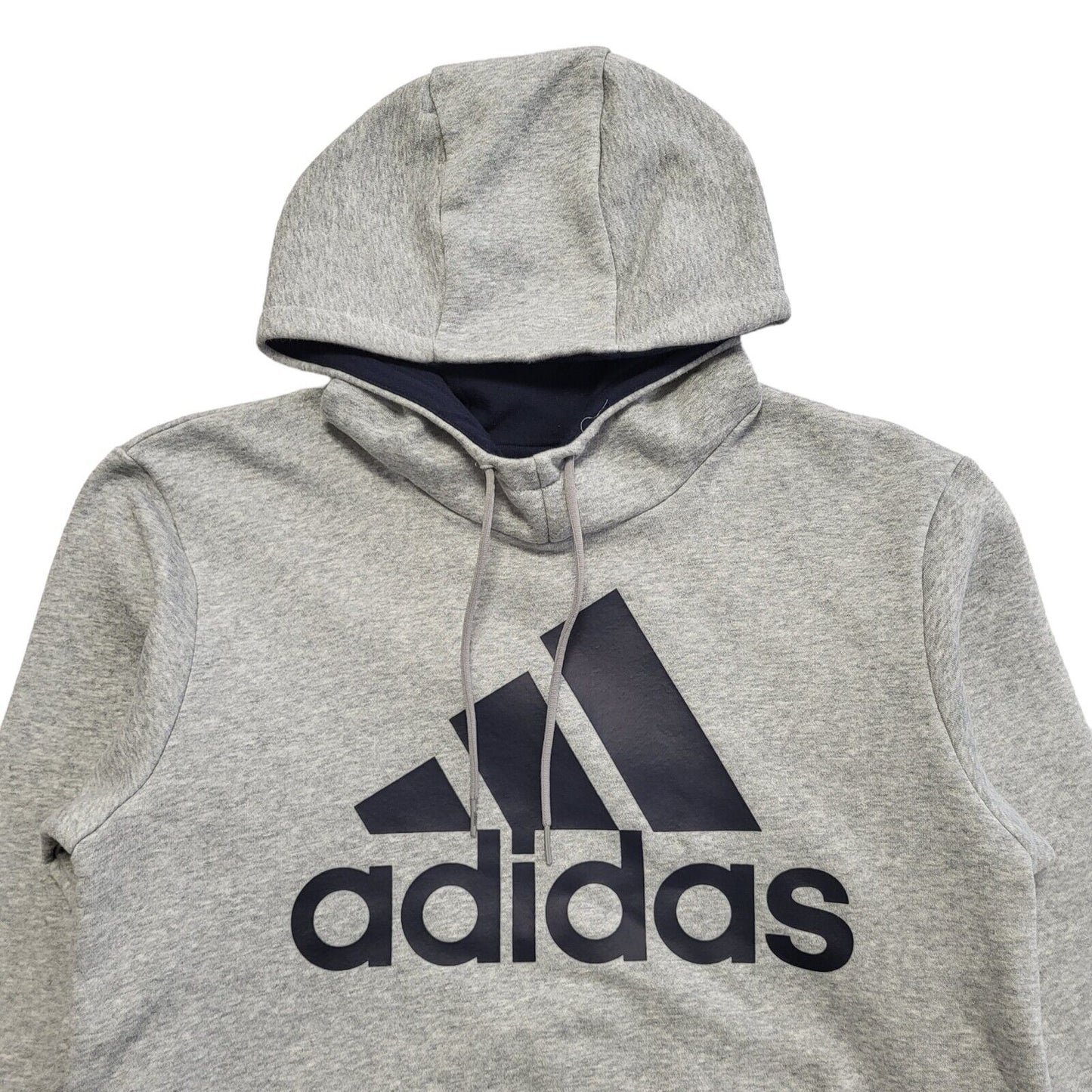 Adidas Vintage Y2k Grey Pullover Sweatshirt Hoodie Uk Men's Size S