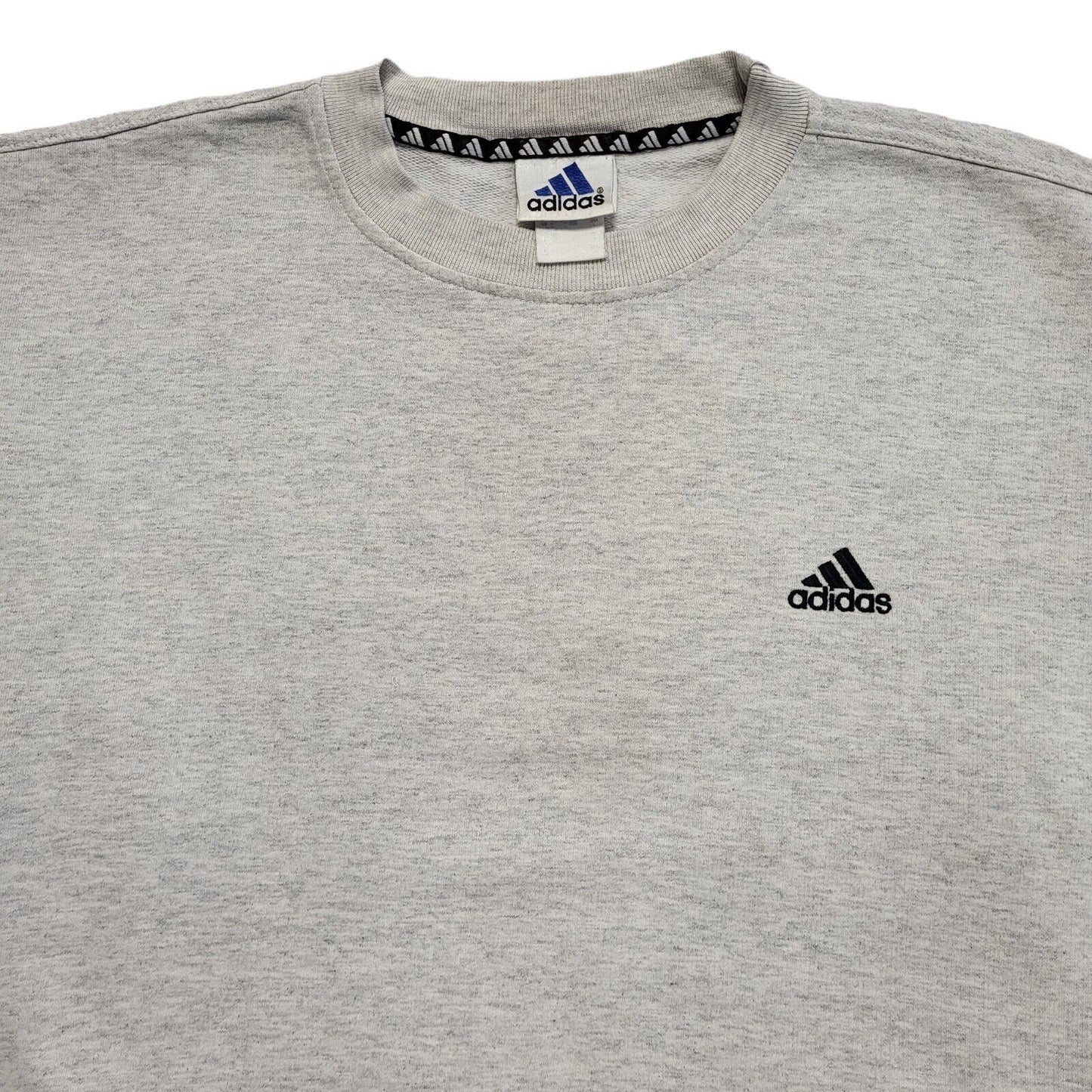 Adidas Grey Vintage 90s Sweatshirt Uk Men's Size 2XL