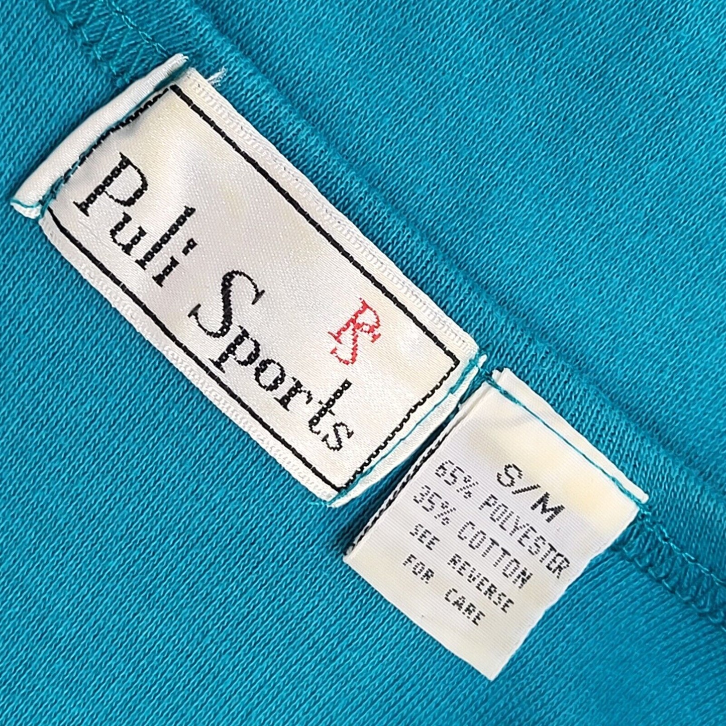Puli Sports Blue 80s Vintage Tracksuit T-Shirt & Joggers Women's  S/M W26-28 L27