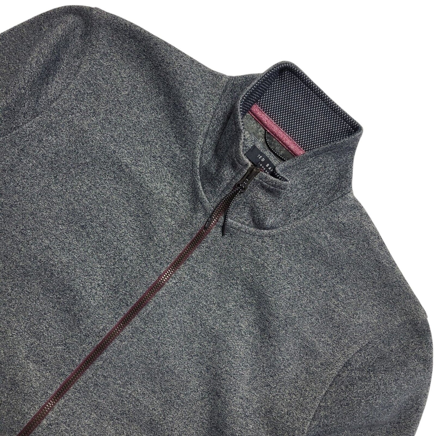 Ted Baker Blue Zipped Jacket Uk Men's Size Large