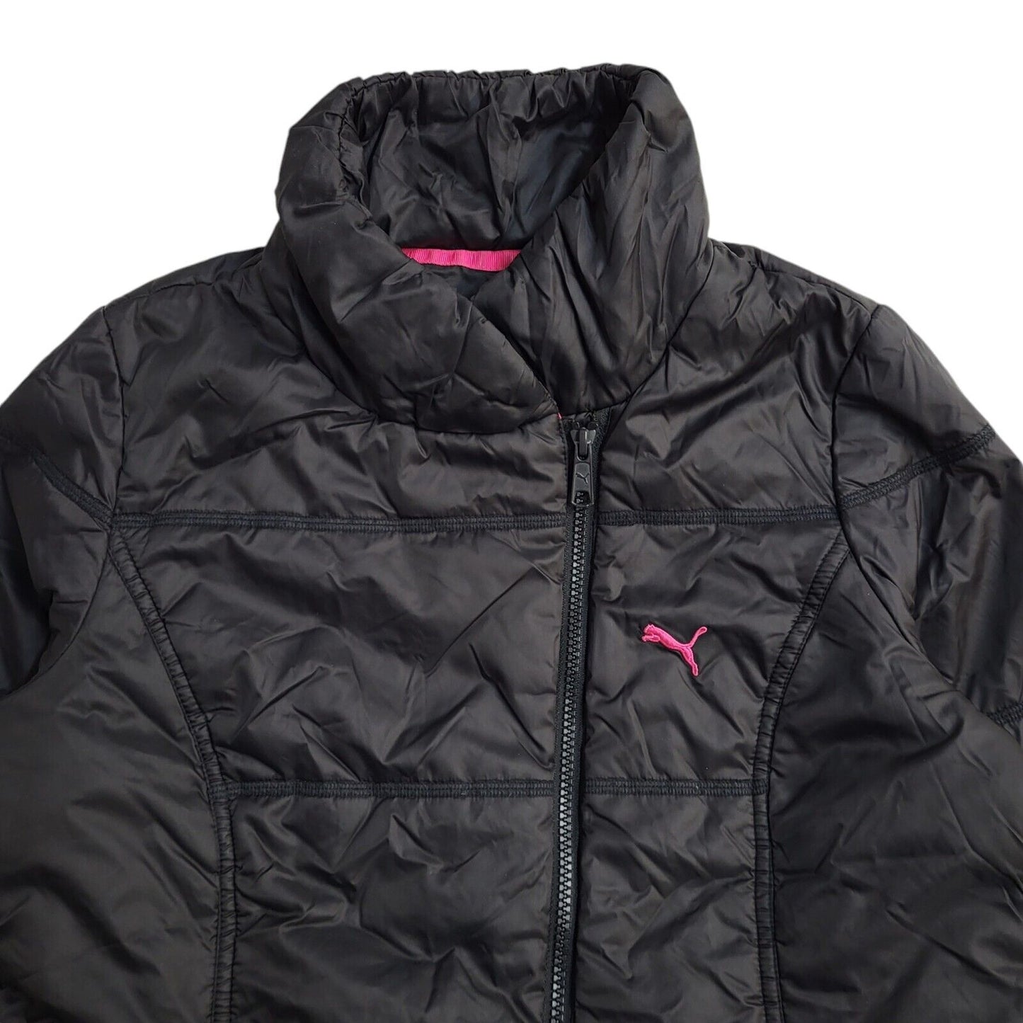 Puma Black Y2K Sports Jacket Uk Women's Size Small