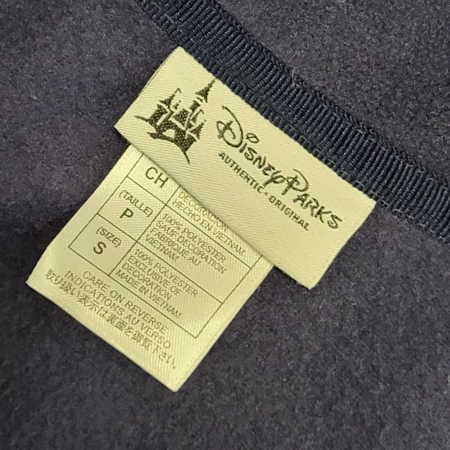 Disney Parks Navy Blue Y2k Fleece Gilet Uk Women's Size Small