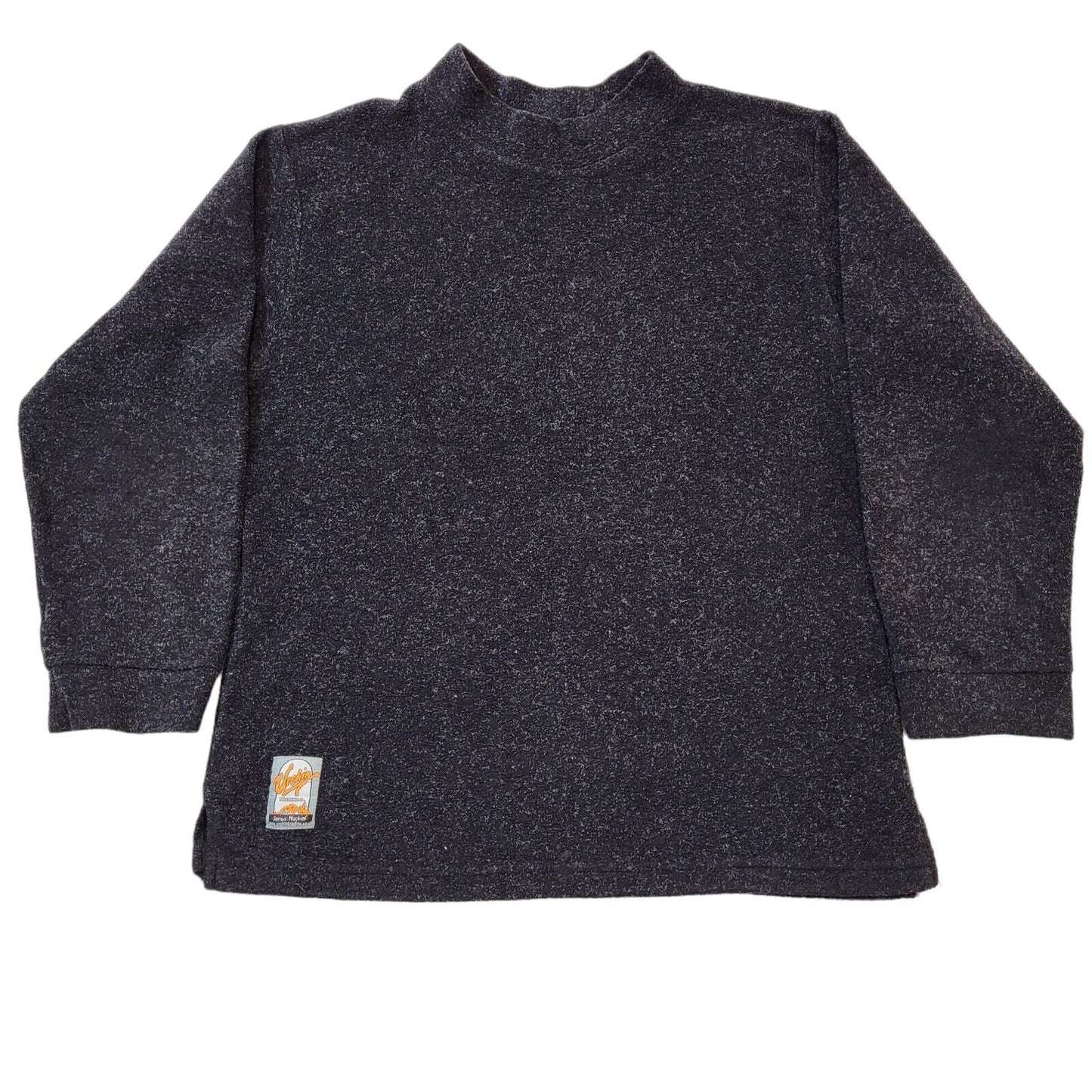 Urchin Trading Co 90s Vintage High Neck Grey Polyester Fleece Men's Size M
