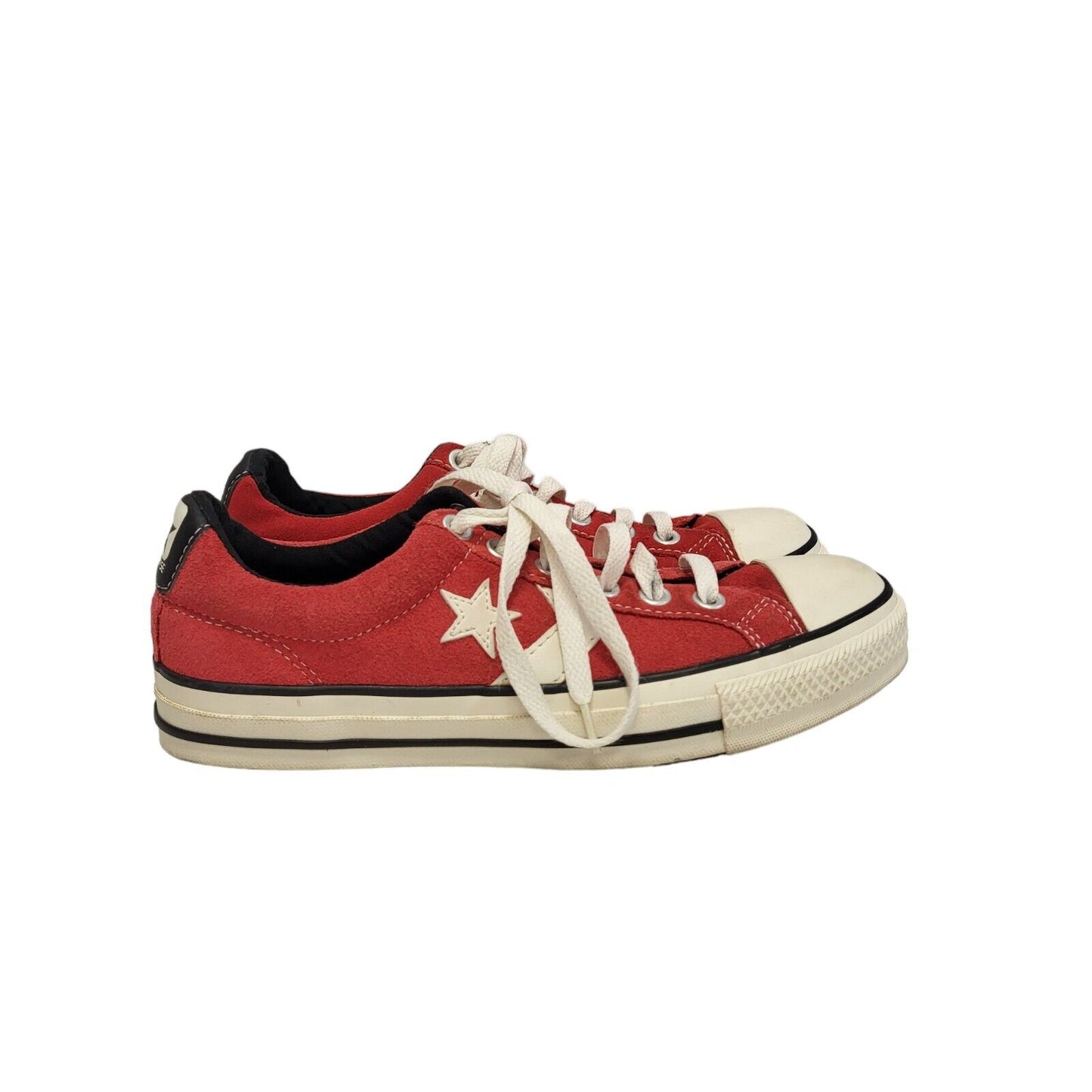 Converse All Star Red Lace-up Low Top Flat Trainers Women's Uk 5