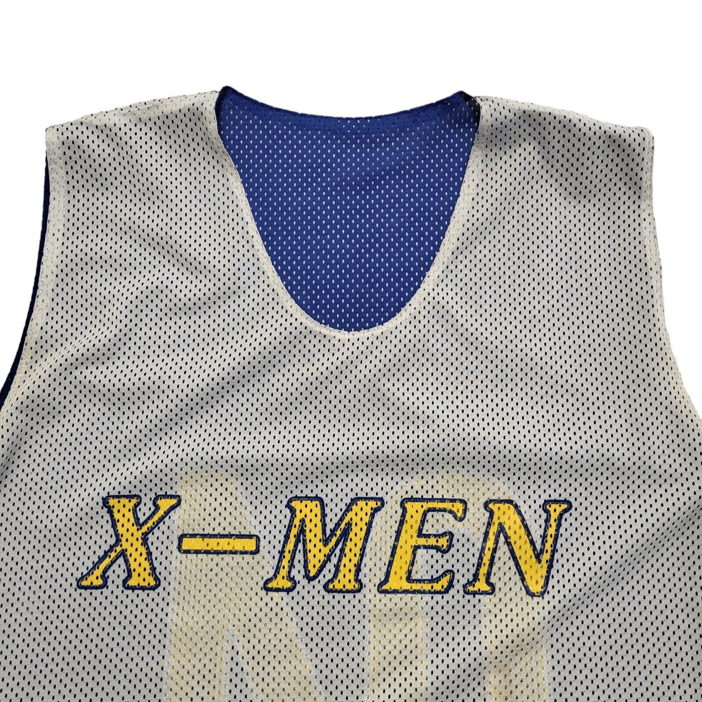 X-Men Vintage Y2K Blue Reversible No 04 Vest Top Men's Size M