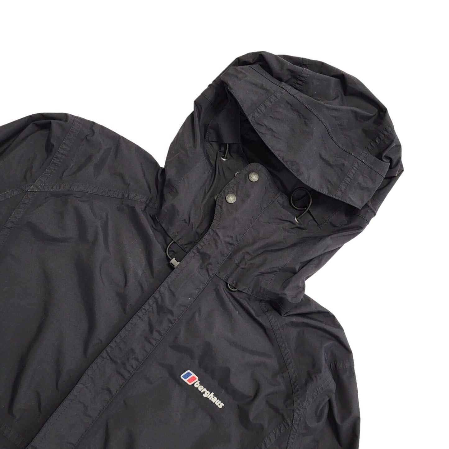 Berghaus Black Vintage Y2K Full Zip Hooded Jacket Uk Women's Size L12