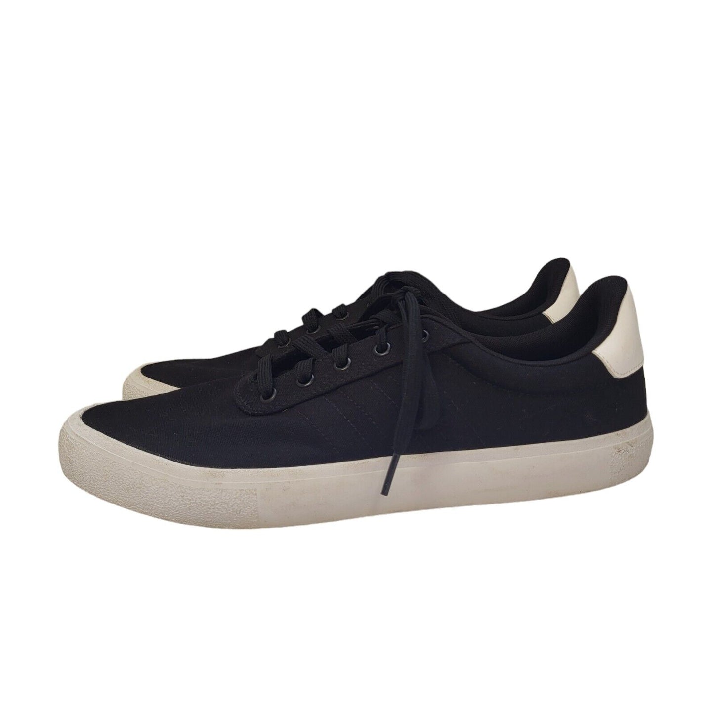 Adidas Black & White Lace-up Sports Casual Trainers Uk Men's Size 11