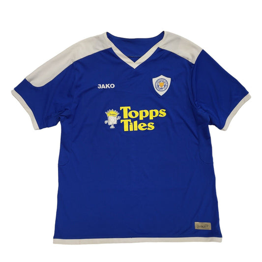 Leicester City FC 2007 Football Shirt Vintage Blue  Men's Size XL