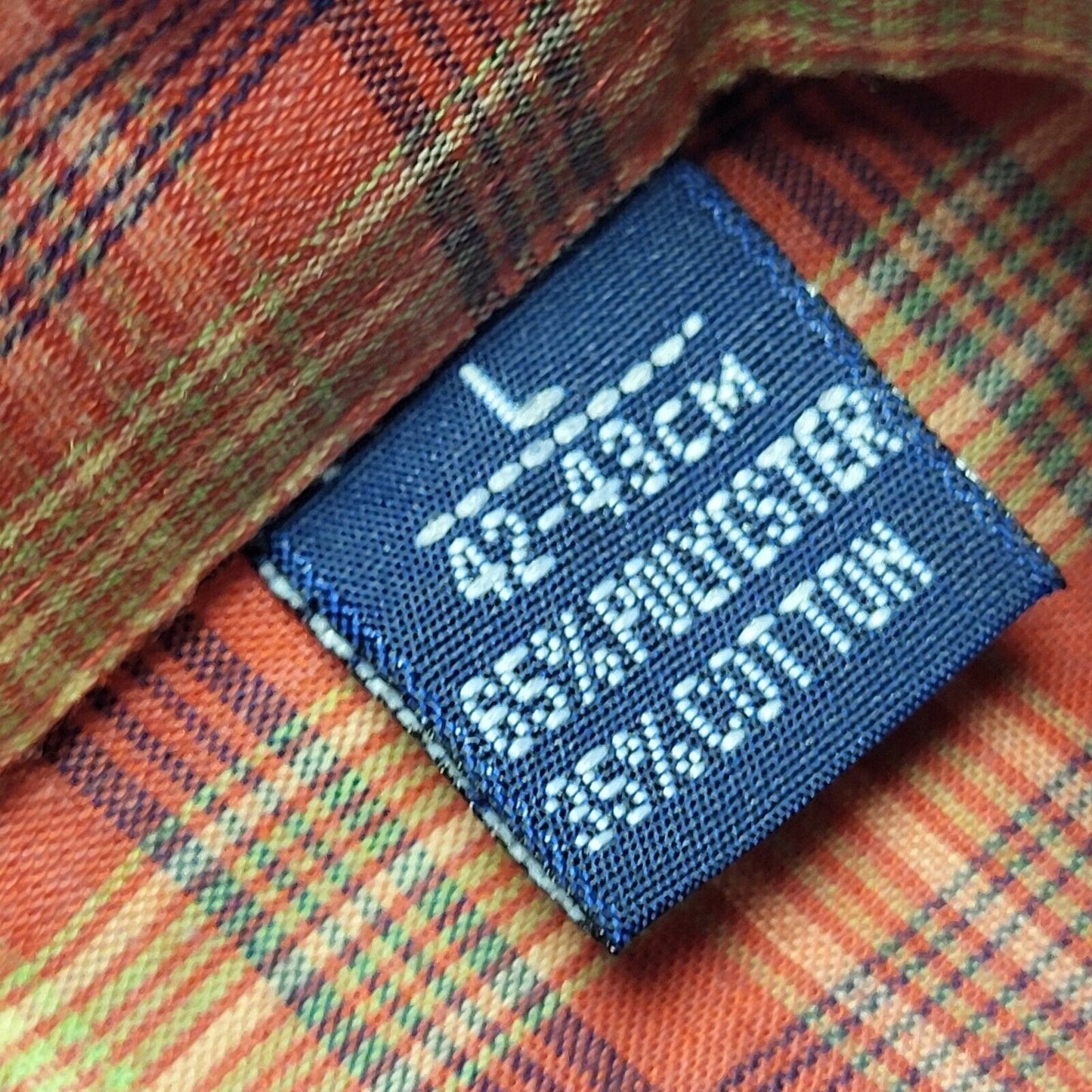 Classic Shirt Co Vintage Y2k Red Check Long Sleeve Shirt Men's UK L