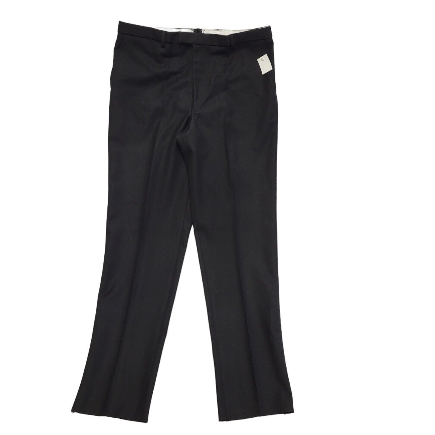 Wood Harris Vintage Black Straight Leg Casual Trousers Uk Men's 3XL W40 L36 Bnwt