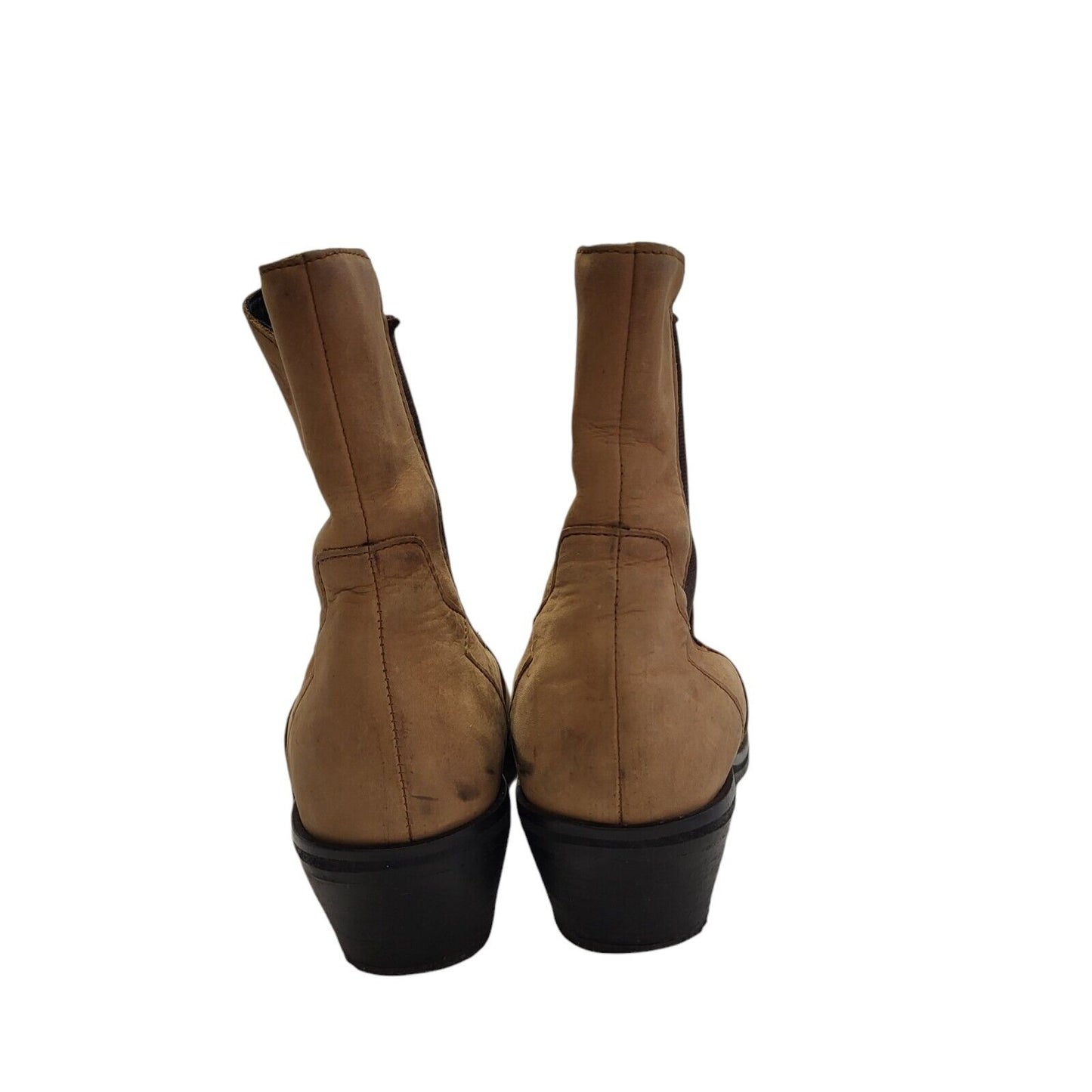 Superdry Brown Suede Leather Boots Uk Women's Size 5