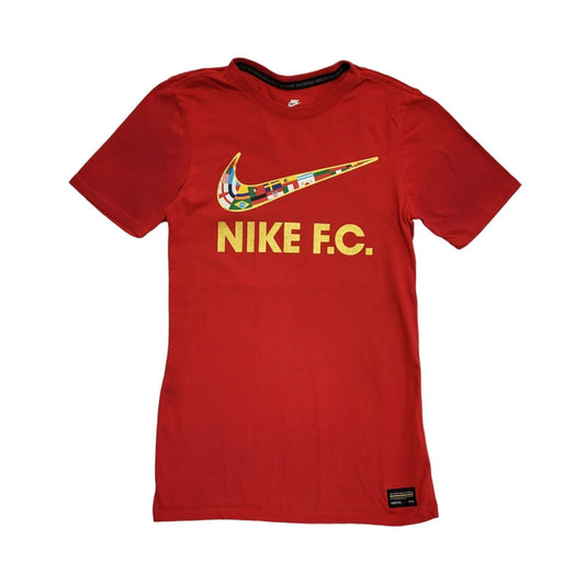 Nike Vintage 1994 Red Crew Neck Short Sleeve T-Shirt Mens UK Size XS