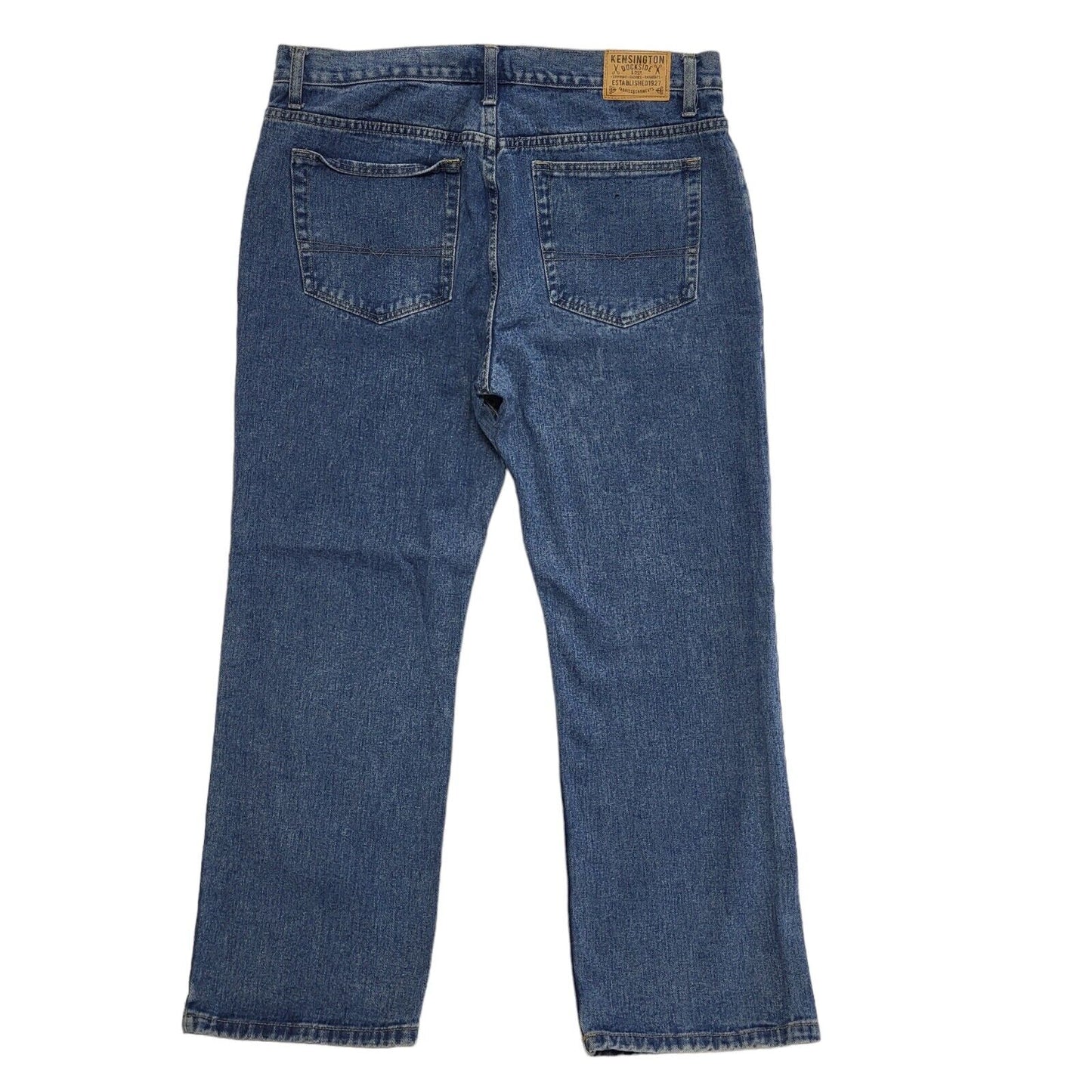 Kensington Dockside 90s Blue Wide Leg Denim Jeans Uk Men's Size S W30 L29