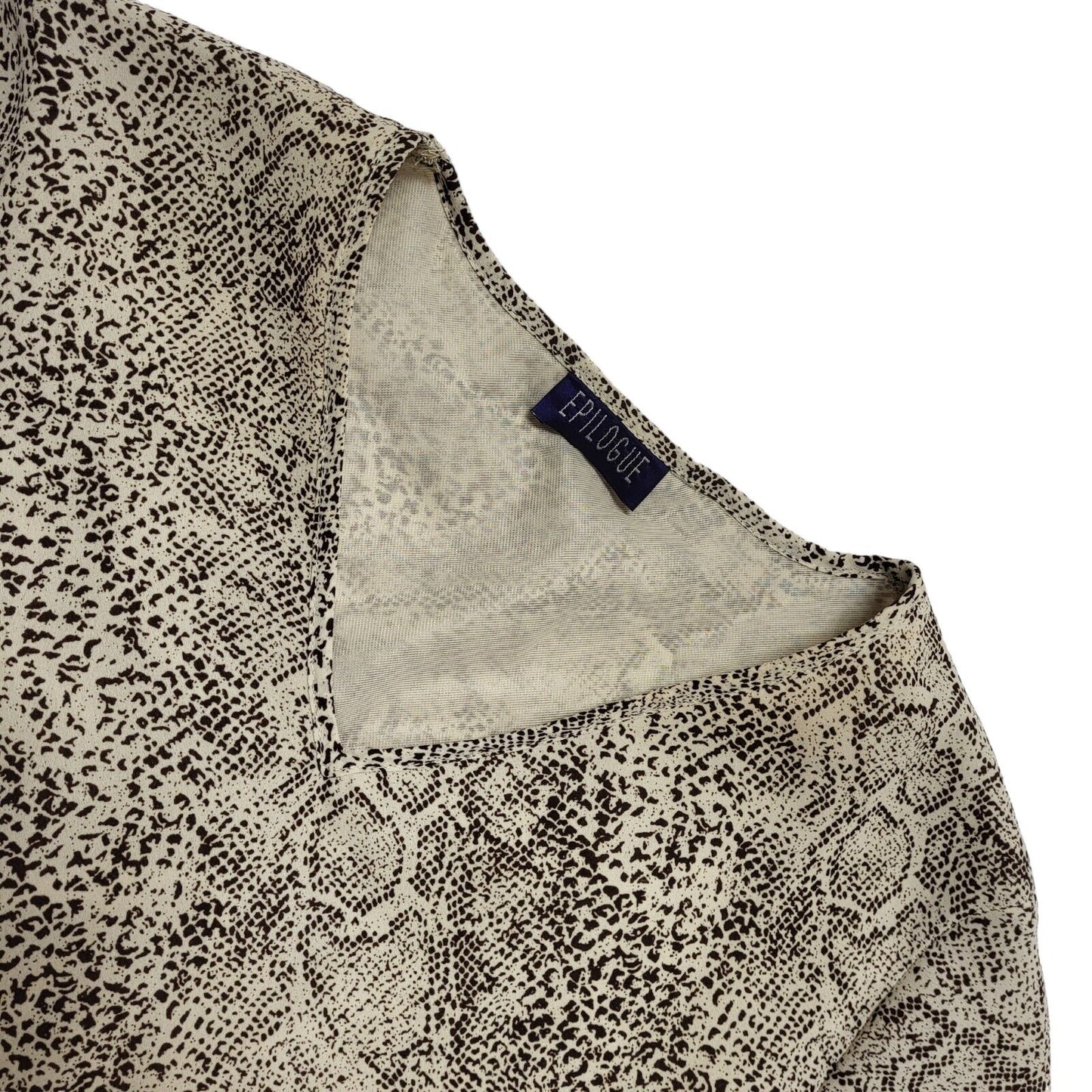 Epilogue Y2K Snake Print Skirt & Top Womens UK Size 12