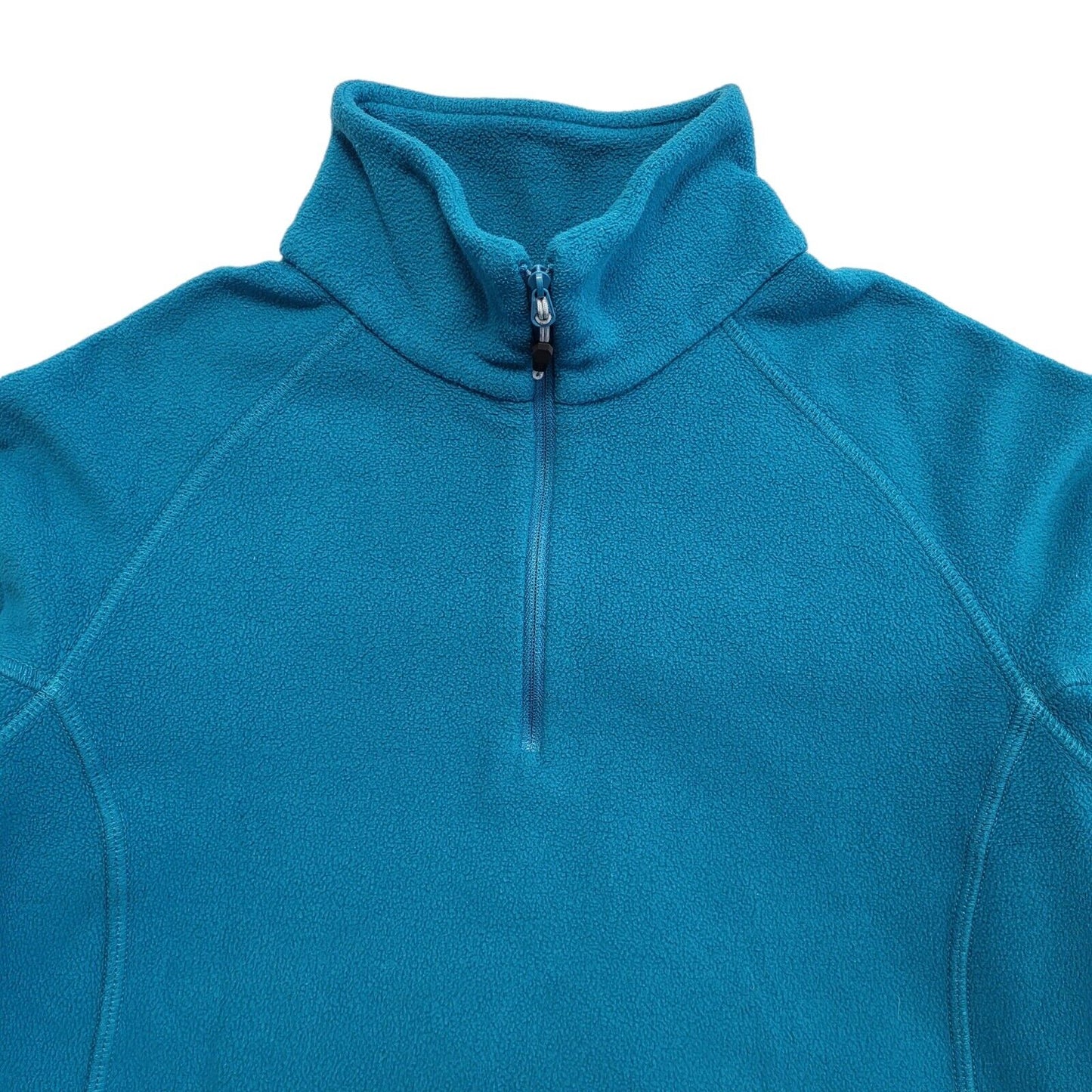 Berghaus Vintage 90's Teal 1/4 Zip Fleece Base Layer Womens UK Size 10