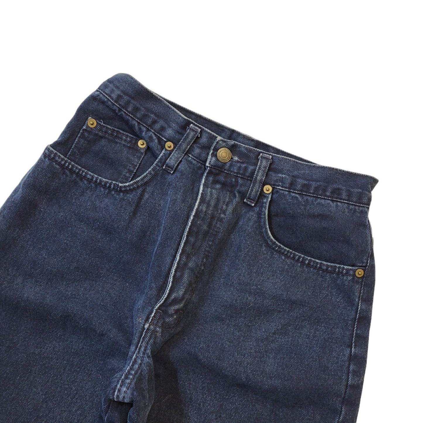 Etam 90s Vintage Dark Blue Tapered Denim Jeans Women's Size 10 W28 L30