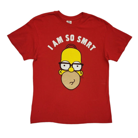 Delta Red Homer Vintage Y2K Short Sleeve T-Shirt Uk Men's Large