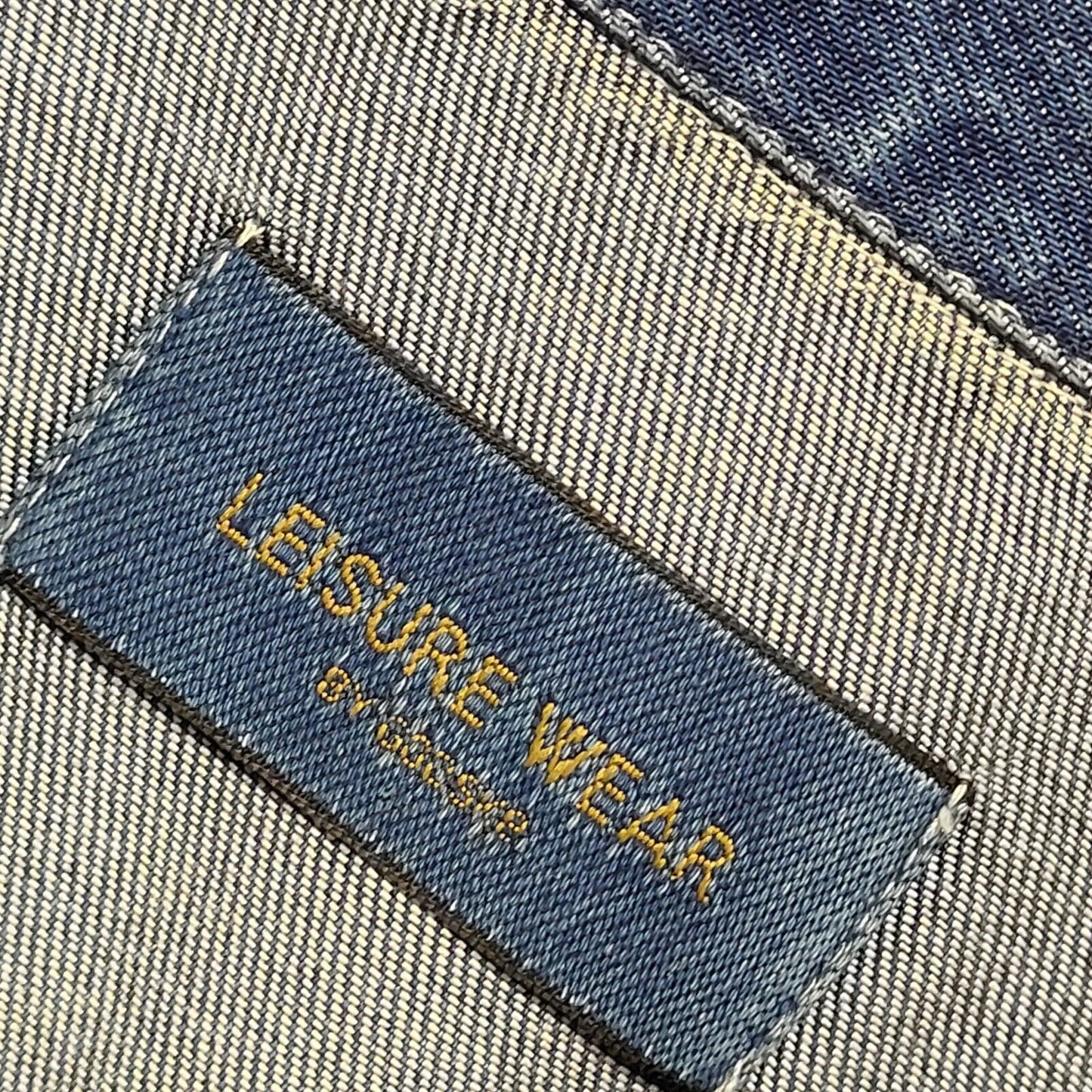 Leisure Wear Vintage 90's Blue Full Zip Denim Jacket Womens UK Size 14
