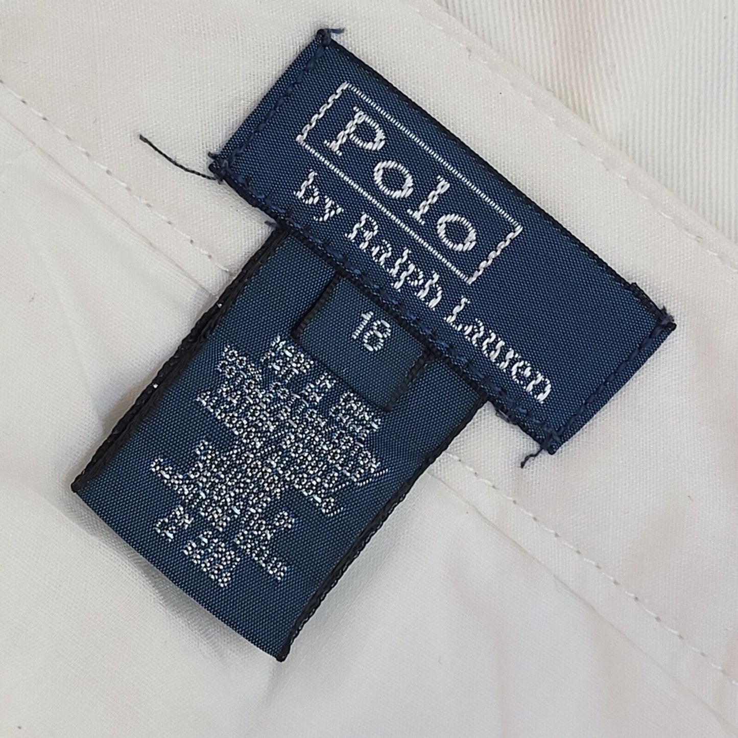Polo Ralph Lauren Vintage 90's White Tapered Trousers Boys XL  W30 L34