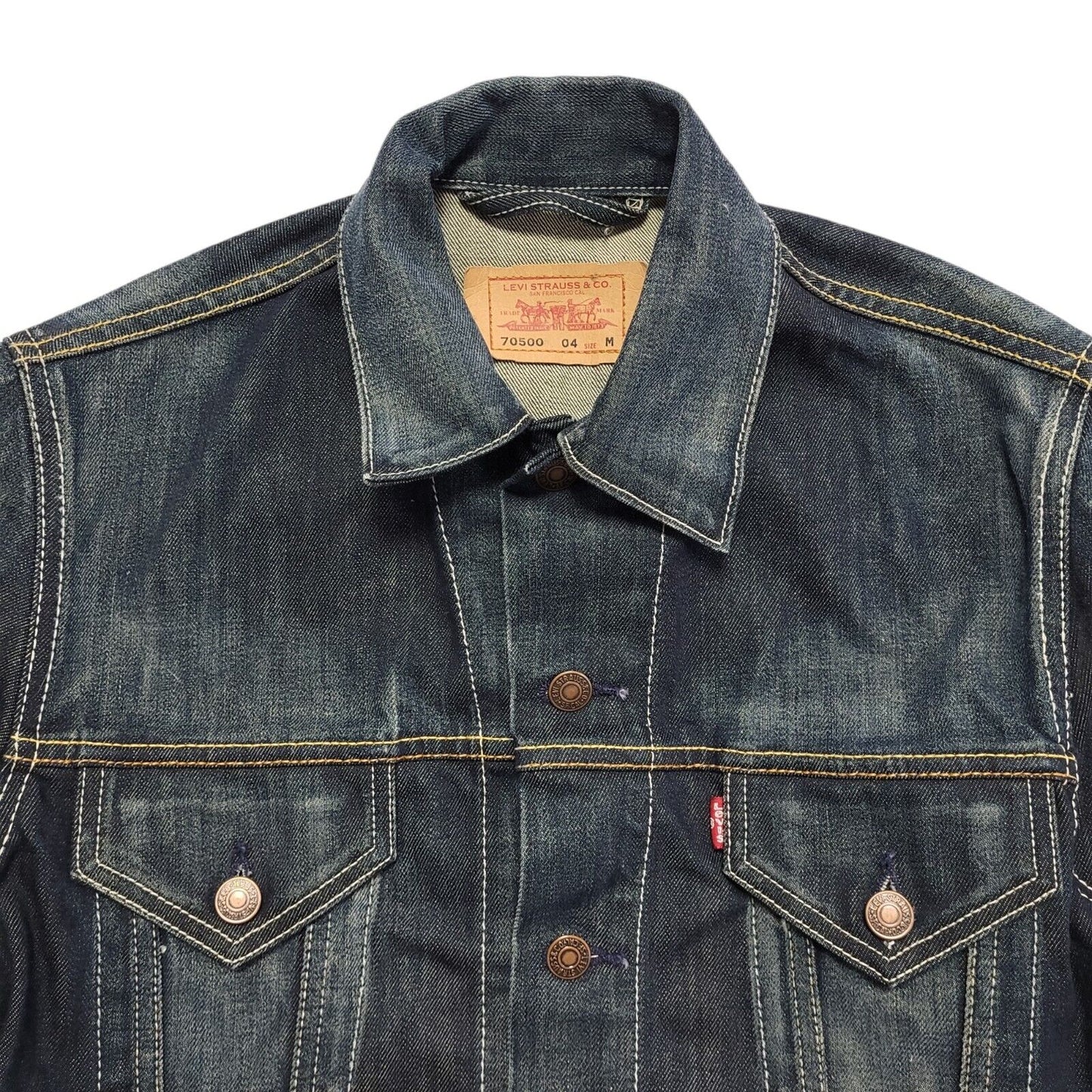 Levi's Vintage Y2K Blue Button Up Denim Jacket Womens UK Size M
