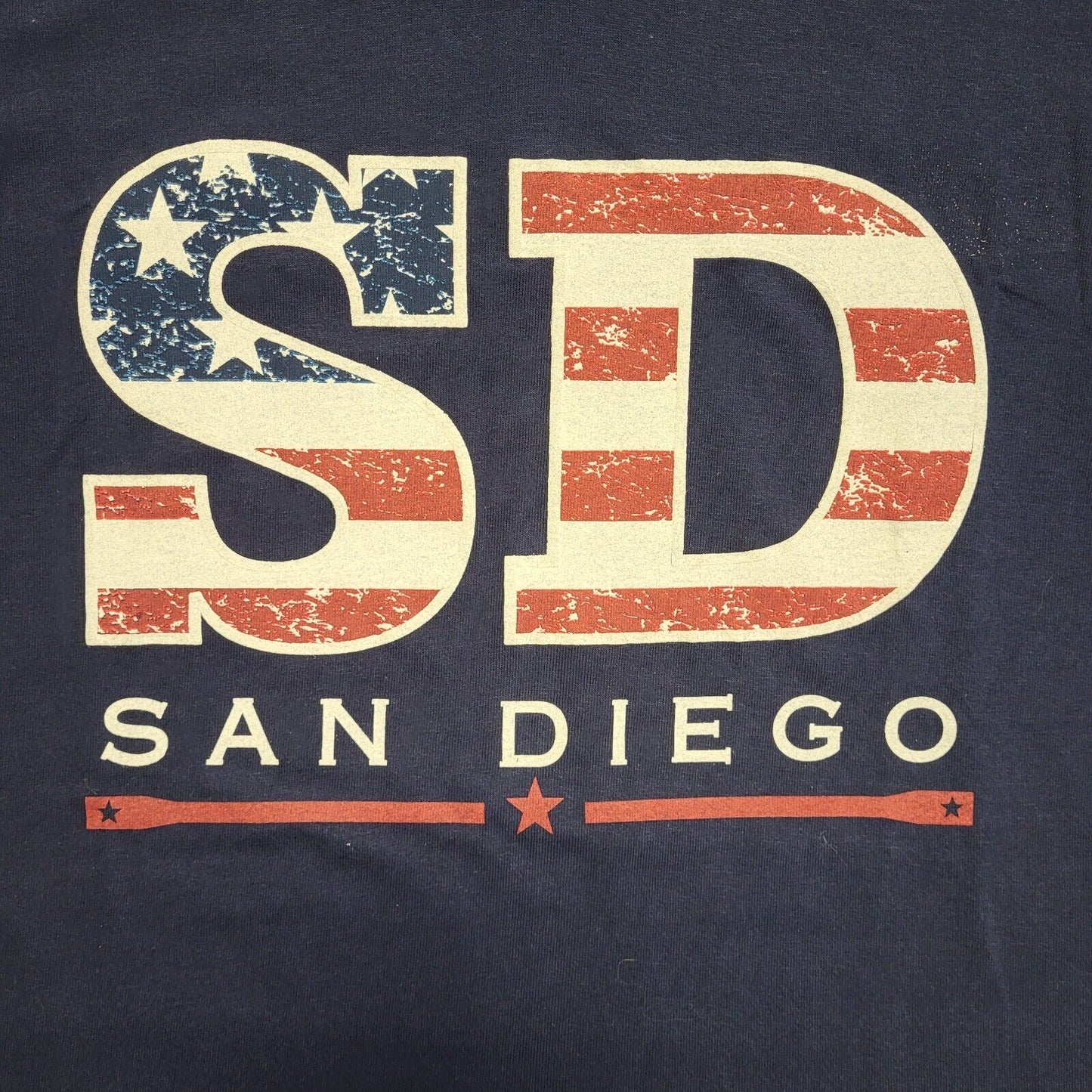 San Diego Heavy Cotton Blue Vintage 90s Single Stitch T-Shirt Uk Men's M