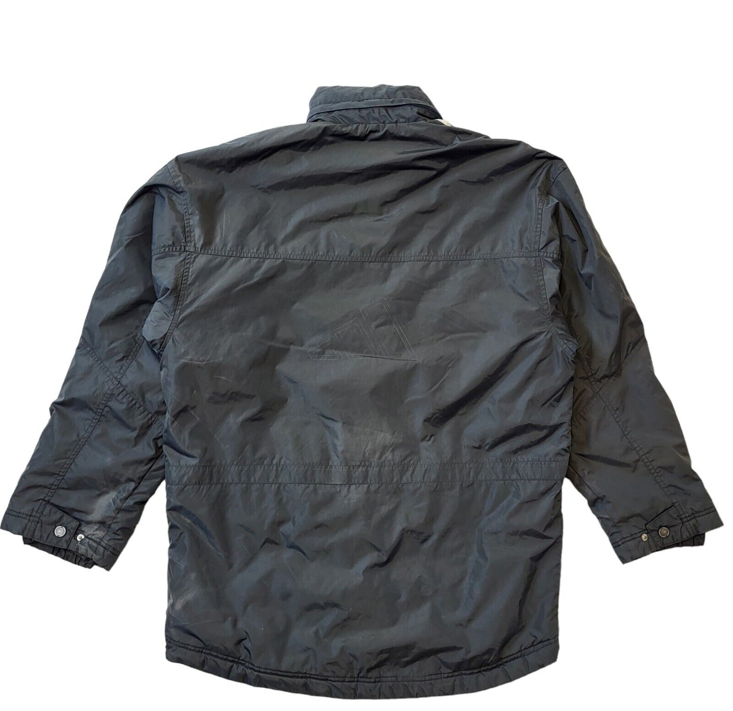 Adidas Y2K Dark Grey Over-Sized Zip Fasten Sports Jacket Men's Size Small