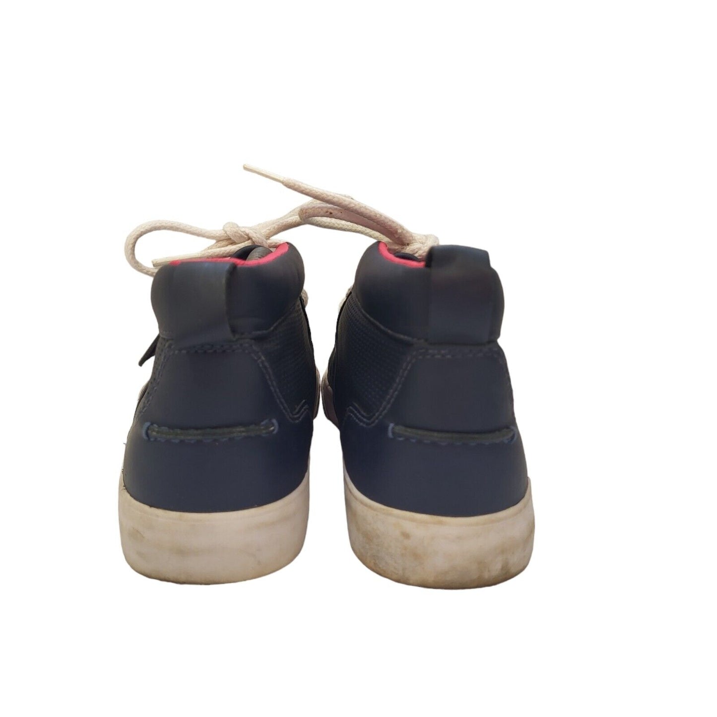Lacoste Navy Blue & Red-up Sports Casual Trainers Uk Men's Size 9