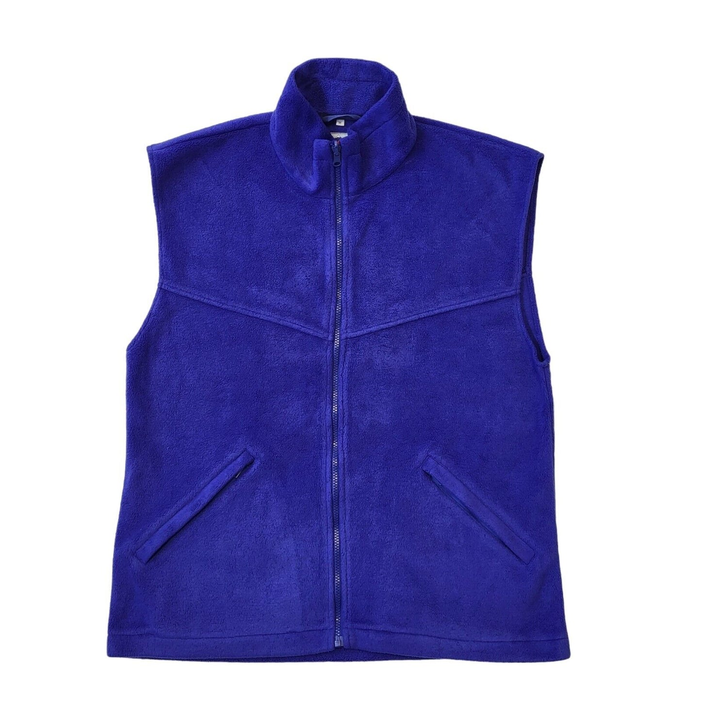 Climate 380 Blue High Neck Full Zip Gilet Fleece Men's Size M