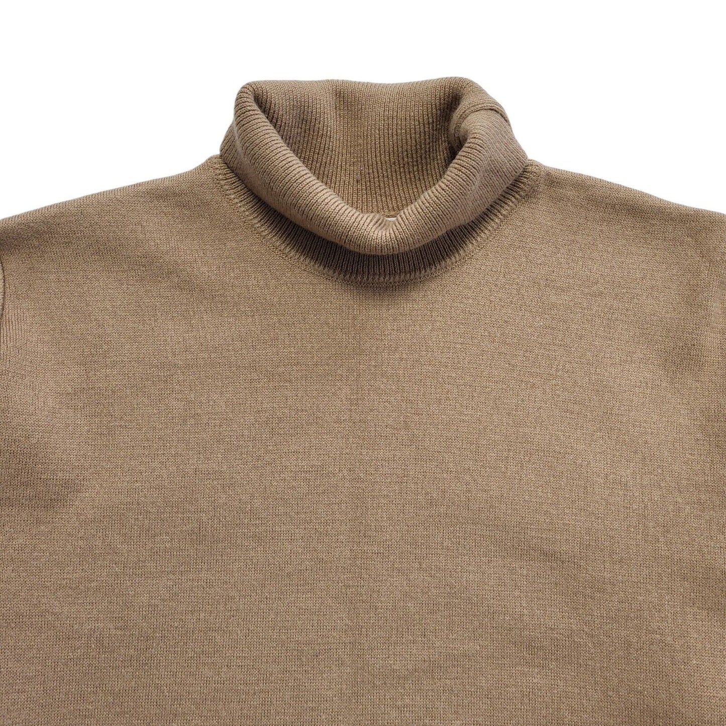Canda Vintage 80's Brown Roll Neck Jumper Womens UK XL