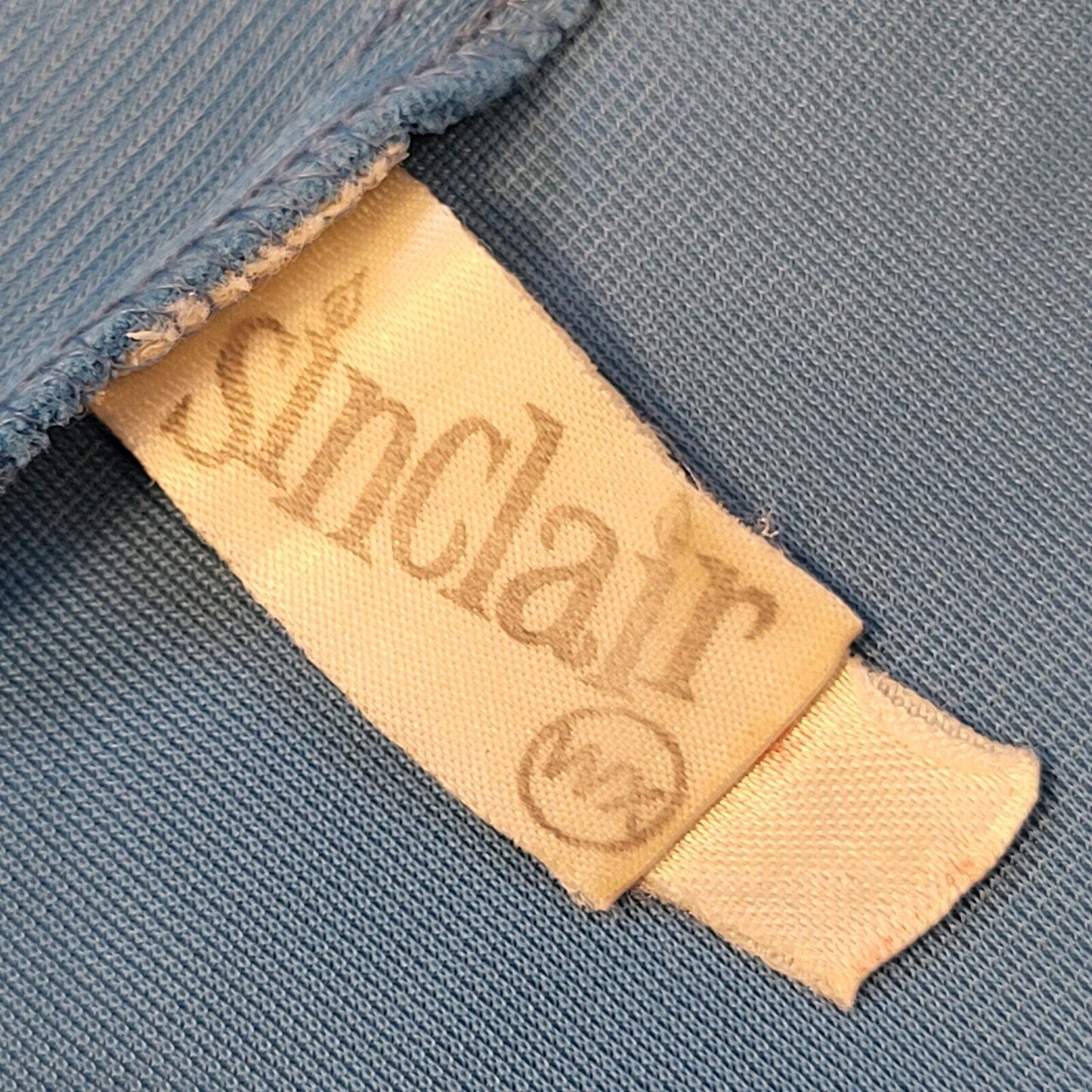 Sinclair Vintage 70s Light Blue Sleeveless Night Dress Uk Women's Size 12