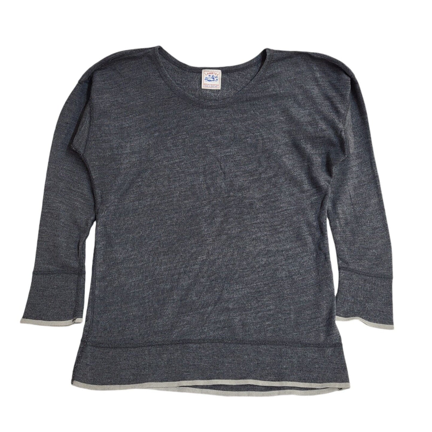 Lambtex Grey Vintage 90's Jumper UK Women's Size 14