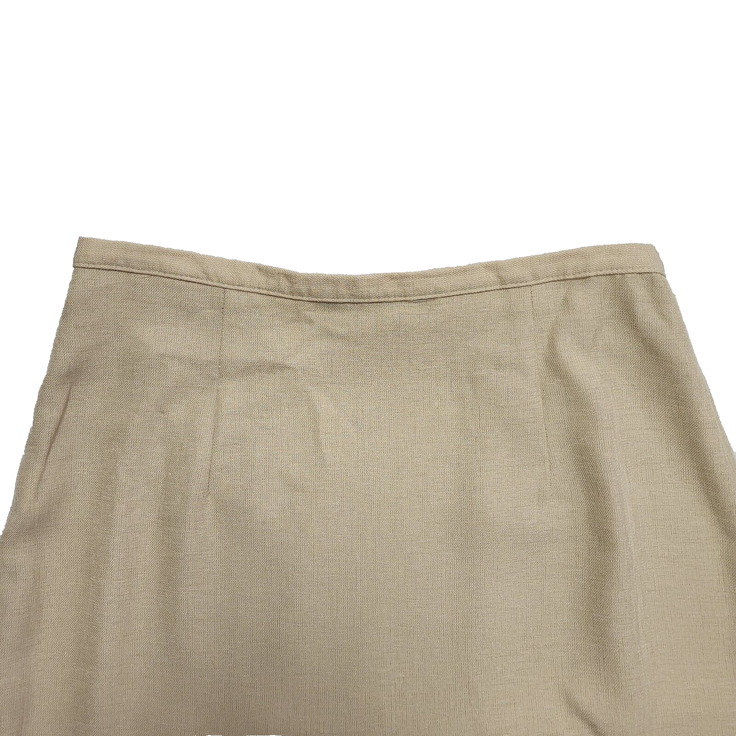 Dorothy Perkins 90s Beige Front Split Skirt Uk Women's Size 14 W32