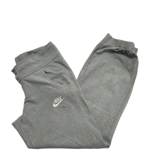 Nike Vintage Y2K Grey Tapered Tracksuit Pants Womens UK S W32 L27