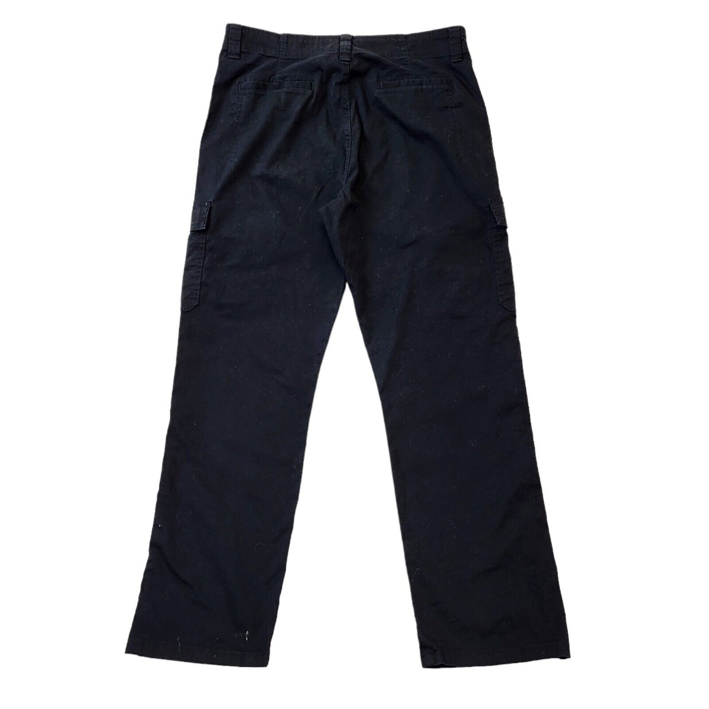 Wrangler Black Cargo Relaxed Fit Trousers Vintage Men's Size XL W36 L32