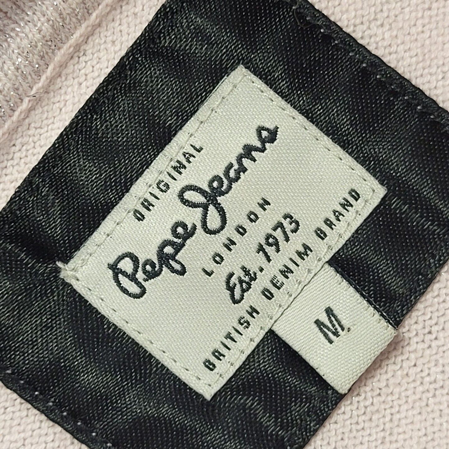 Pepe Jeans Vintage Y2k Pink Collared Polo Shirt Uk Women's Size Medium