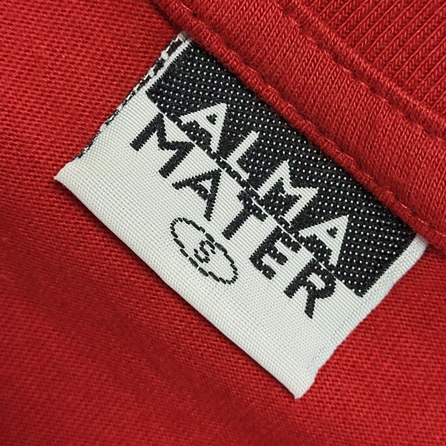 Alma Mater Vintage Y2K Red Cow Print Short Sleeve T-Shirt Womens S