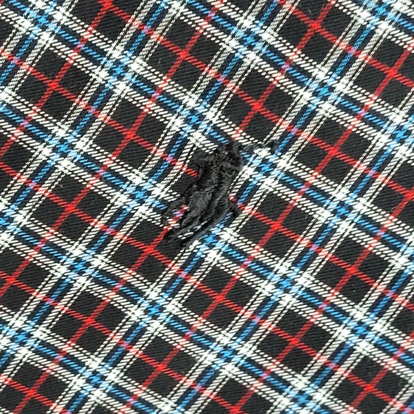 Ralph Lauren Red & Black Checked Vintage 90's Long Sleeve Shirt UK Men's Size M