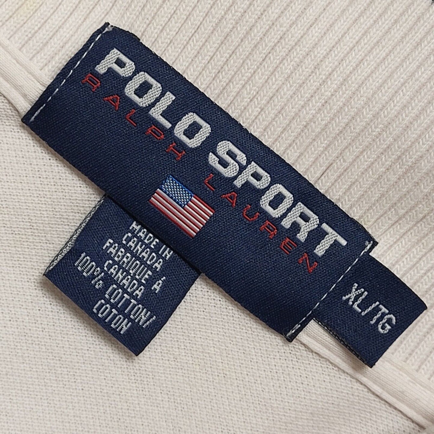 Polo Sport Ralph Lauren 90s Pink Short Sleeve Slim Fit Polo Shirt Men's Size XL