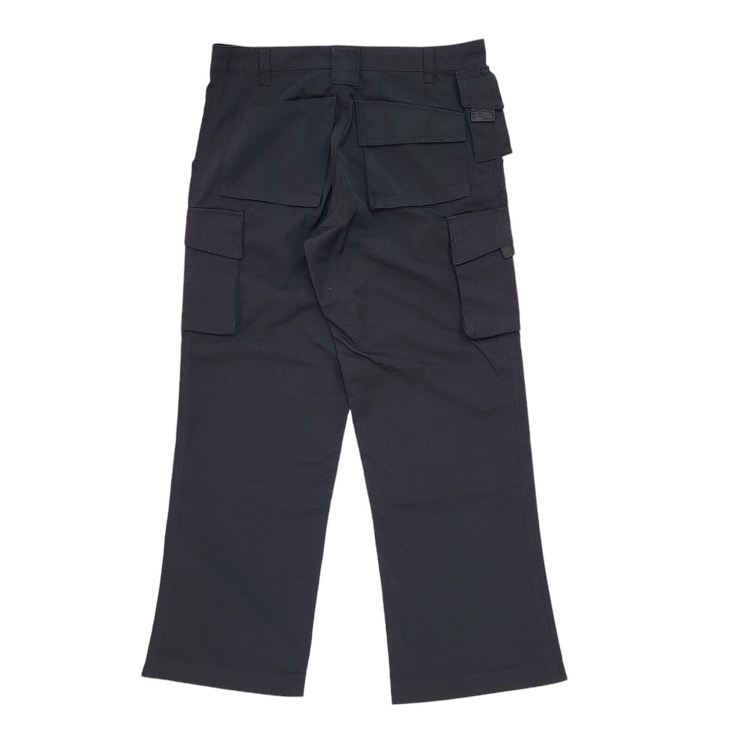 Russell Y2K Vintage Black Tapered Work Trousers UK Men's XL  W36 L32
