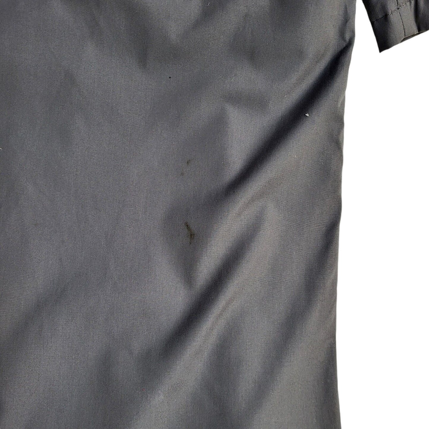 C&A Vintage 80s Grey Button-Up Overcoat Uk Men's Size Large