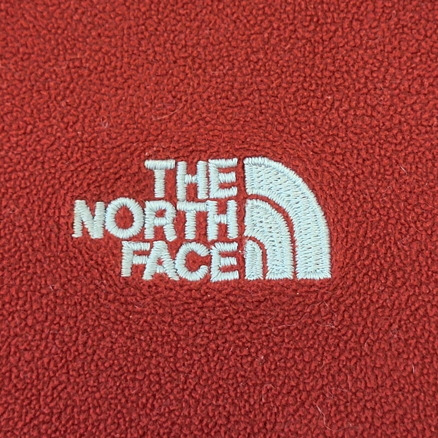The North Face Red 1/4 Zip Fleece Men's Size M