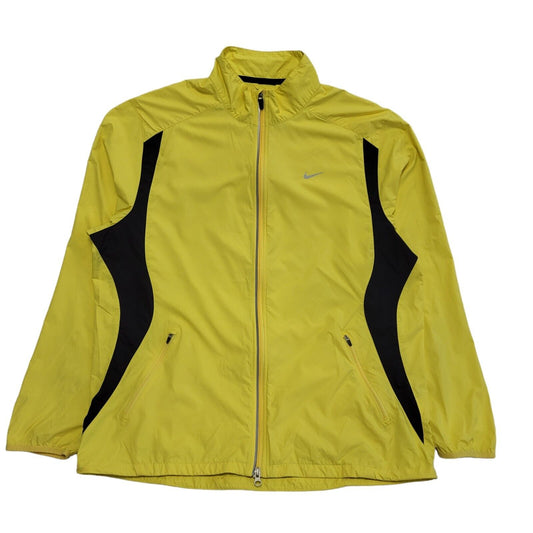 Nike Yellow Vintage Y2K Sports Track Jacket Uk Men's Size XL