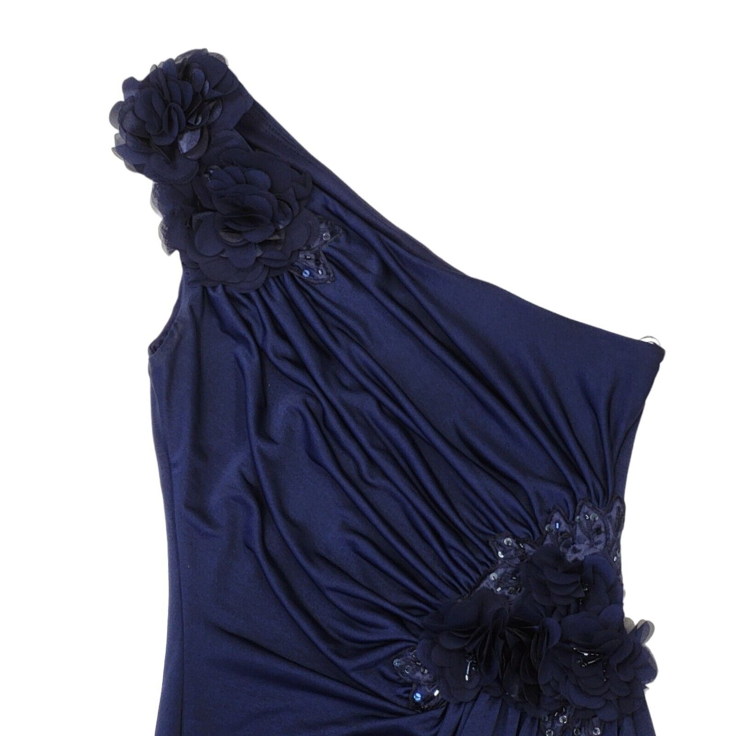 Jane Norman Y2K Navy Sleeveless Evening Dress Women's 8