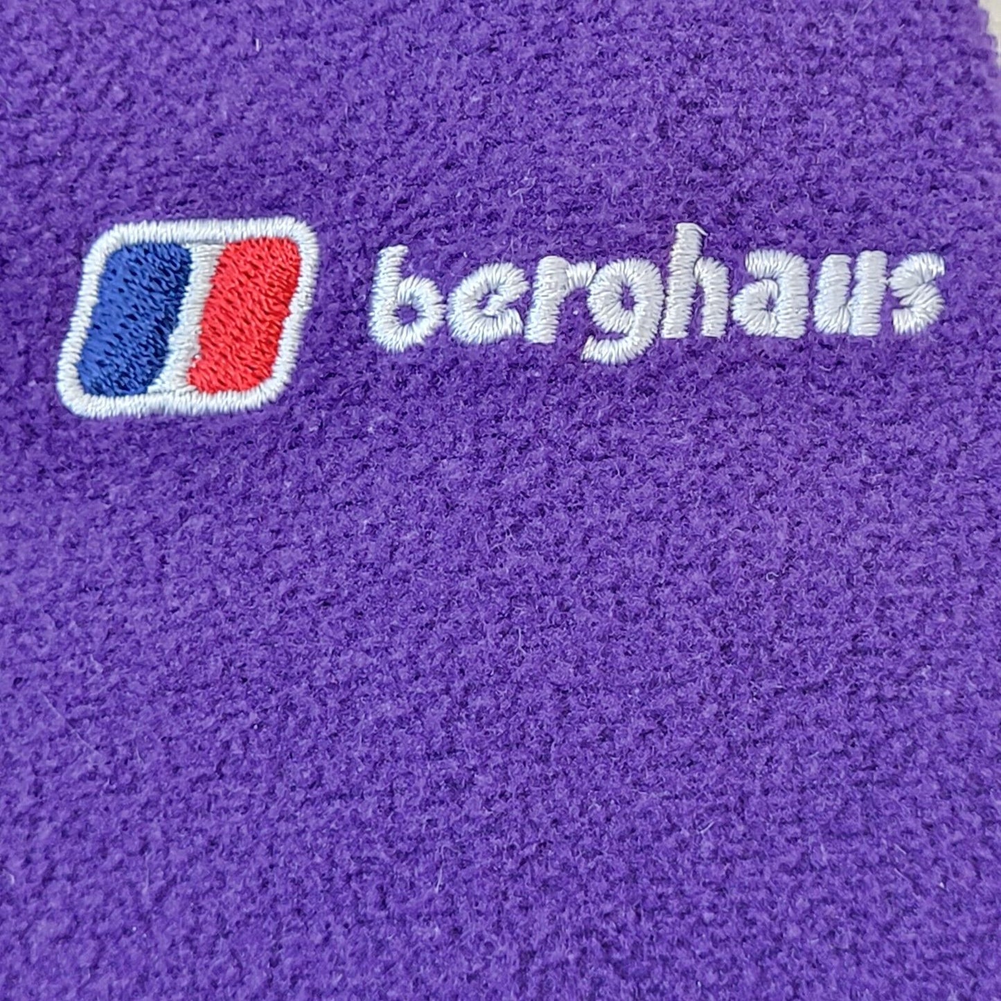 Berghaus Purple Zip Up Fleece Jacket Women's Size 10
