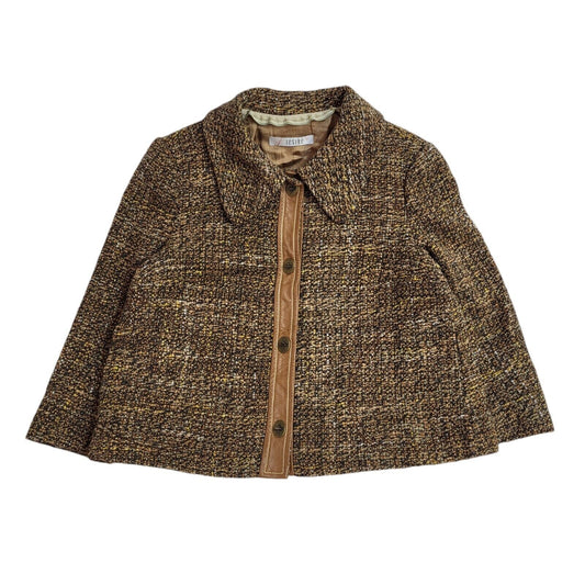 Jesire 90s Brown Button Dress Jacket Uk Women's Size Medium