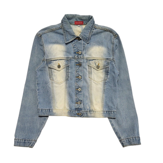 Flyjack Vintage 90's Blue Denim Button Jacket Uk Women's Size S/10