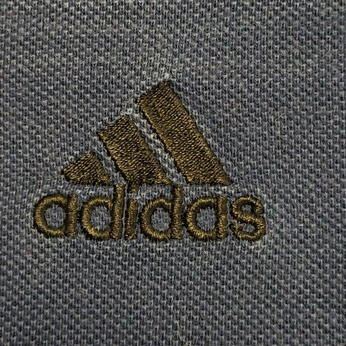 Adidas 90s Vintage Navy Blue V-Neck Sweatshirt Men's Size M