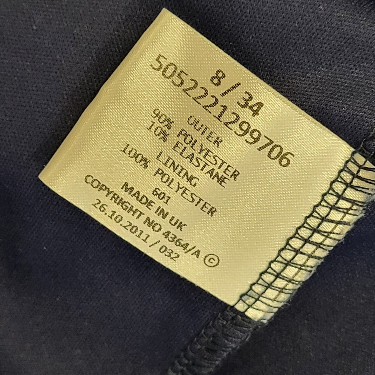 Jane Norman Y2K Navy Sleeveless Evening Dress Women's 8