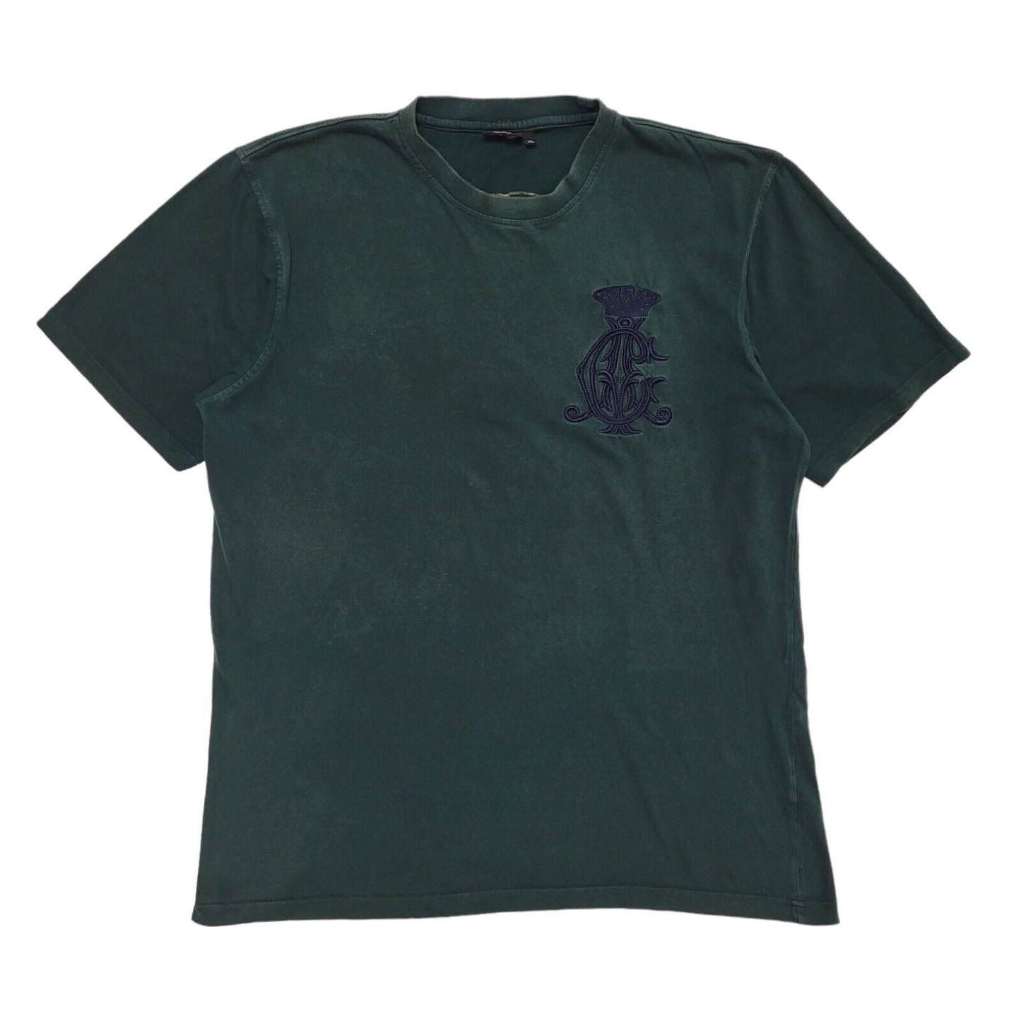 Christian Audiqier Vintage 90's  Green Short Sleeve T-Shirt Men's 3XL