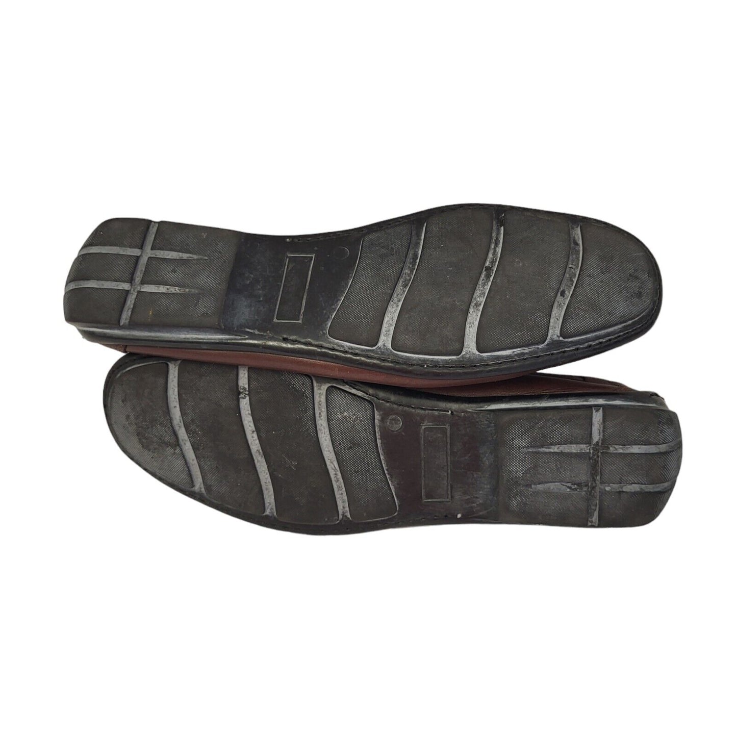 Guidone Brown Lace-up Casual Leather Flat Shoes Uk Men's Size 10